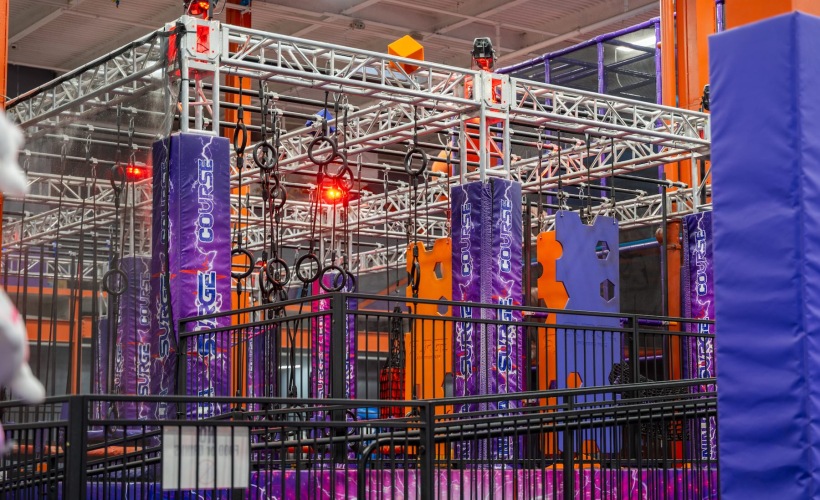 an indoor play area